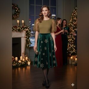 H&M Elegant Puff Sleeve top